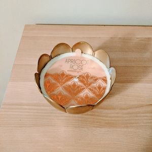 Anthropologie Candle- Apricot Rose scent